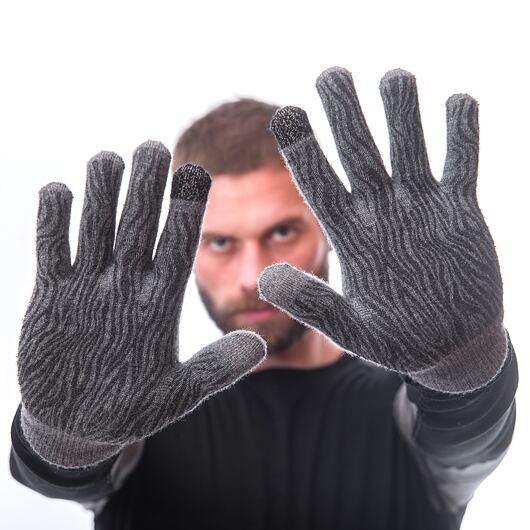 SENSOR RUKAVICE MERINO šedá Velikost: L/XL - Obrázek 2