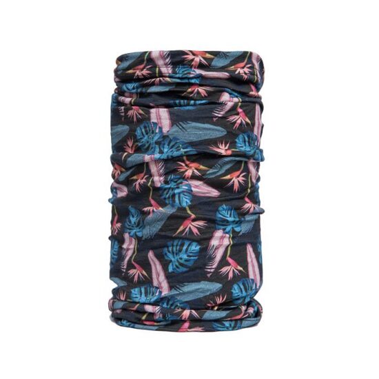 SENSOR TUBE MERINO IMPRESS šátek multifunkční černá/floral Velikost: UNI