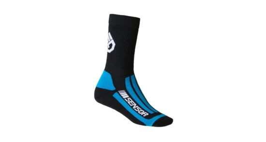 SENSOR ponožky treking merino černá/modrá Velikost: S/35-38 - Obrázek 2