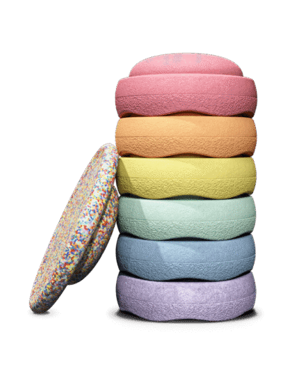 balanční kameny Stapelstein Rainbow Pastel