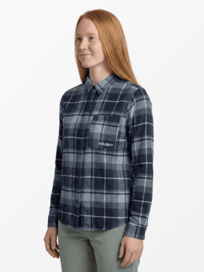 Husky Dámská flanelová košile Gaia L dark blue Velikost: XL - Obrázek 2