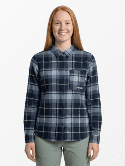 Husky Dámská flanelová košile Gaia L dark blue Velikost: XL