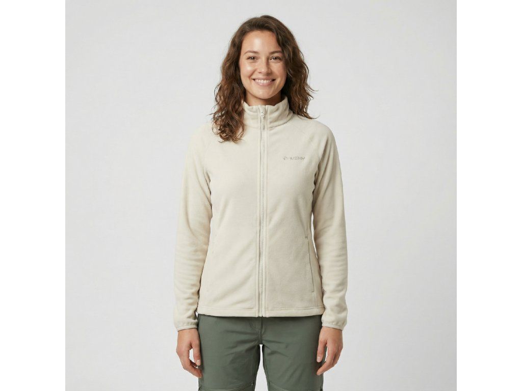 Husky Dámská fleecová mikina Aflee L beige Velikost: XL