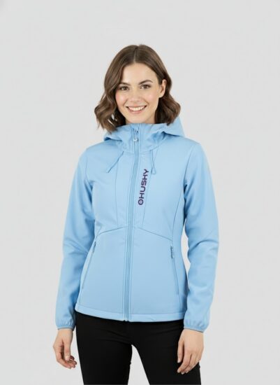 Husky Dámská softshell bunda Silvo L light blue Velikost: XL