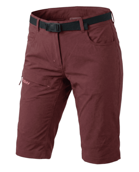 Husky Dámské 3/4 kalhoty Klumy L bordo Velikost: M