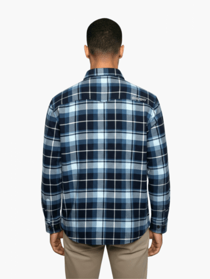 Husky Pánská flanelová košile Gaia M dark blue Velikost: XXL - Obrázek 2