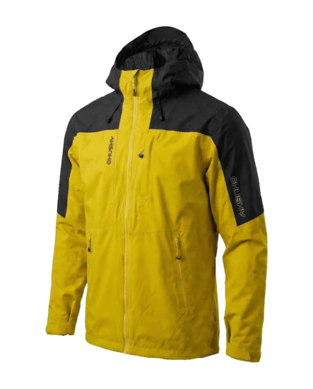 Husky Pánská hardshell bunda Nickin M black/mustard Velikost: XXL