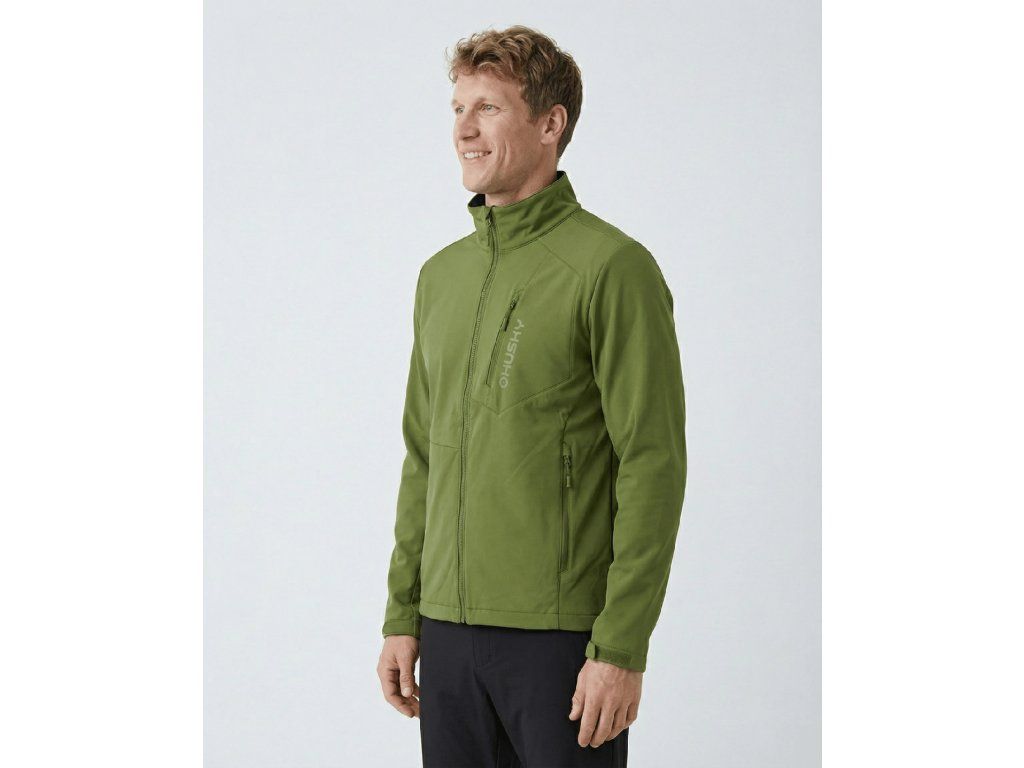 Husky Pánská softshell bunda Salfa M green Velikost: L - Obrázek 2
