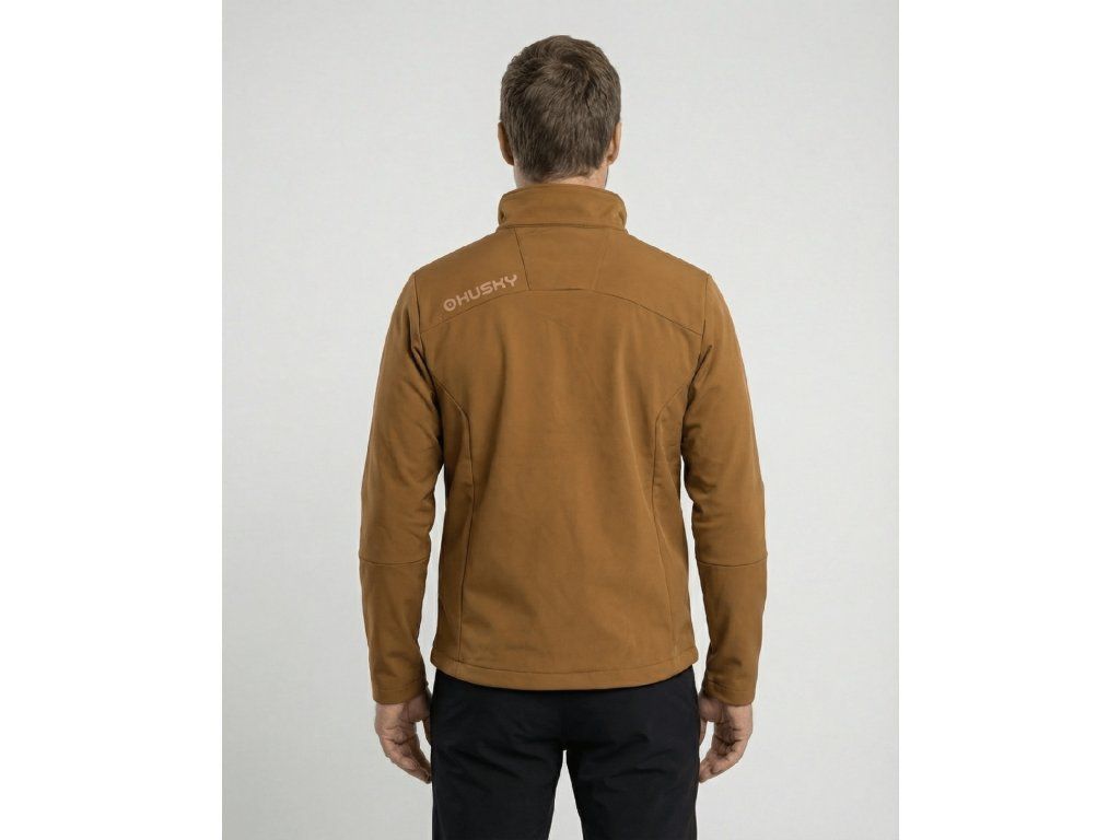 Husky Pánská softshell bunda Salfa M mustard Velikost: XXXL - Obrázek 2