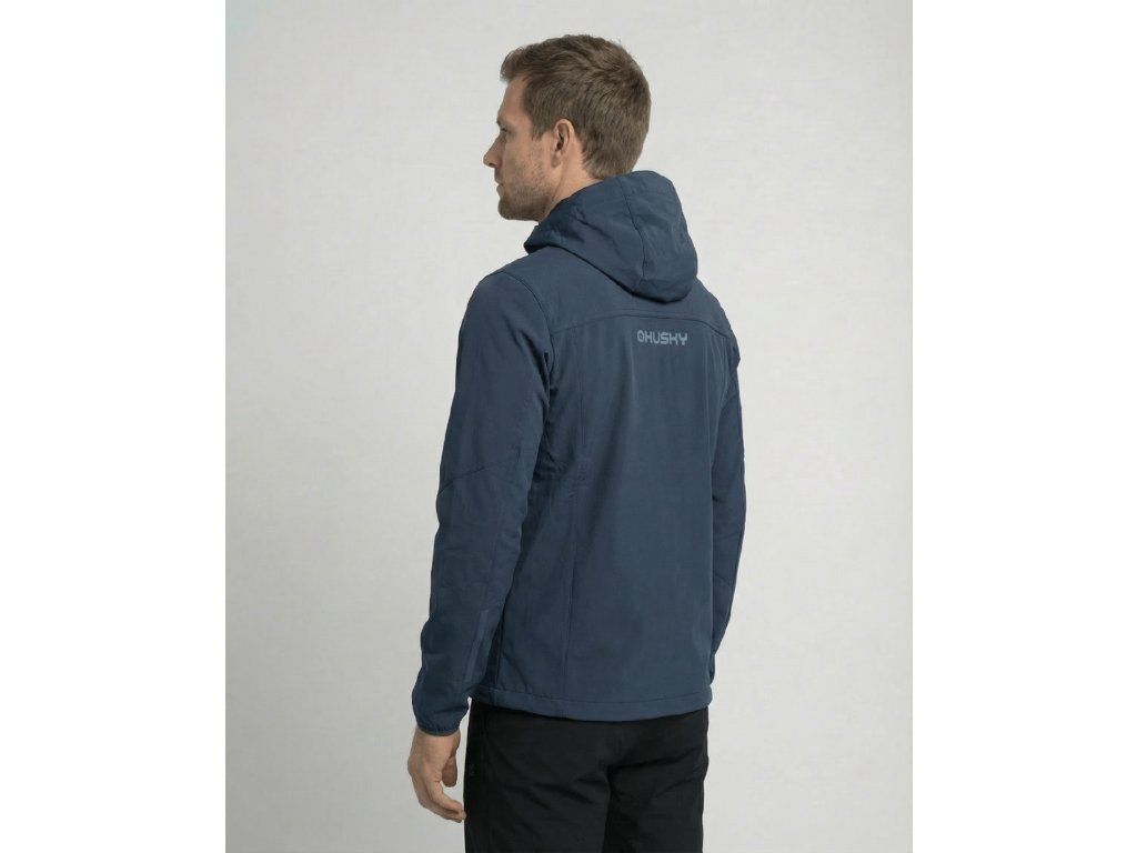 Husky Pánská softshell bunda Silvo M blue Velikost: XXL - Obrázek 2