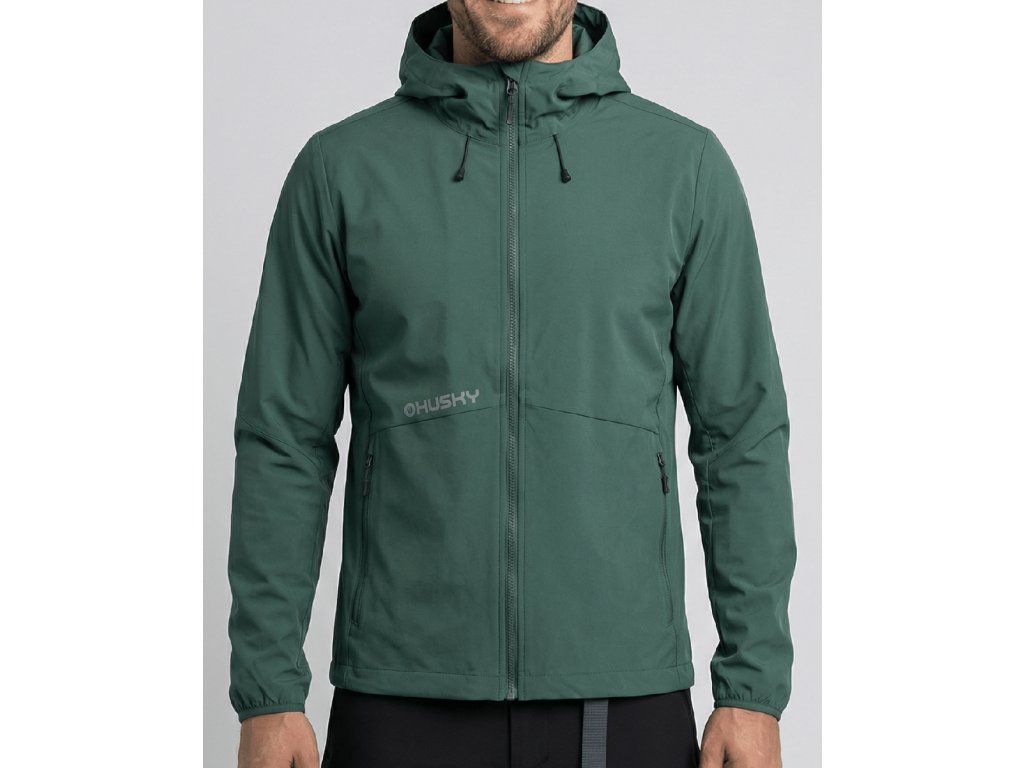 Husky Pánská softshell bunda Silvo M green Velikost: M - Obrázek 2