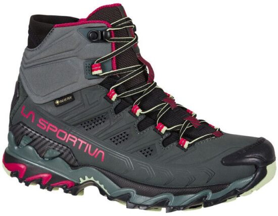 La Sportiva Ultra Raptor II Mid Leather Wide GTX Women Charcoal/Cerise Velikost: 37