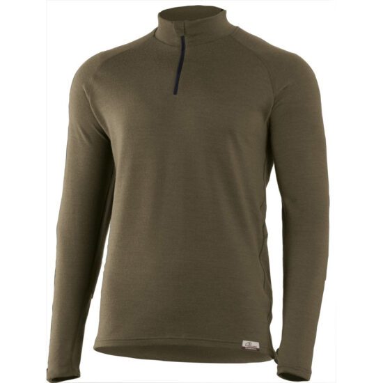Lasting pánská merino mikina WARY 6363 zelená Velikost: L