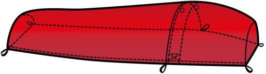 Warmpeace SURVIVAL BAG SINGLE mars red 8591037086454 - Obrázek 2