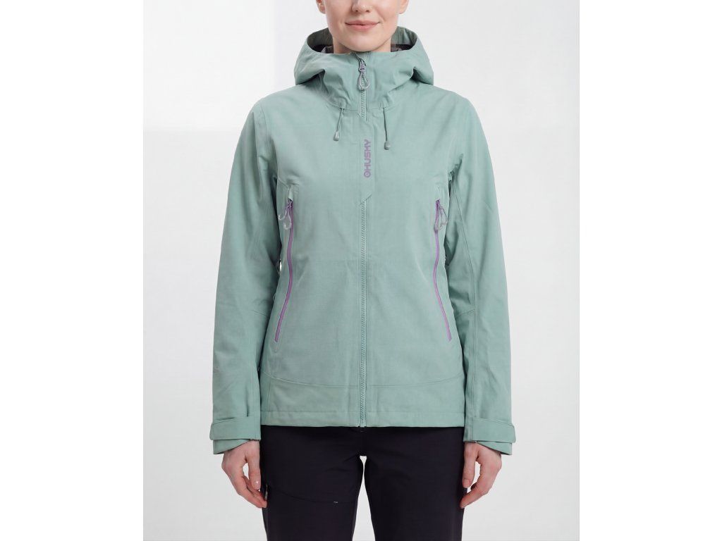 Husky Dámská outdoor bunda Nakama L mint Velikost: XXL - Obrázek 2