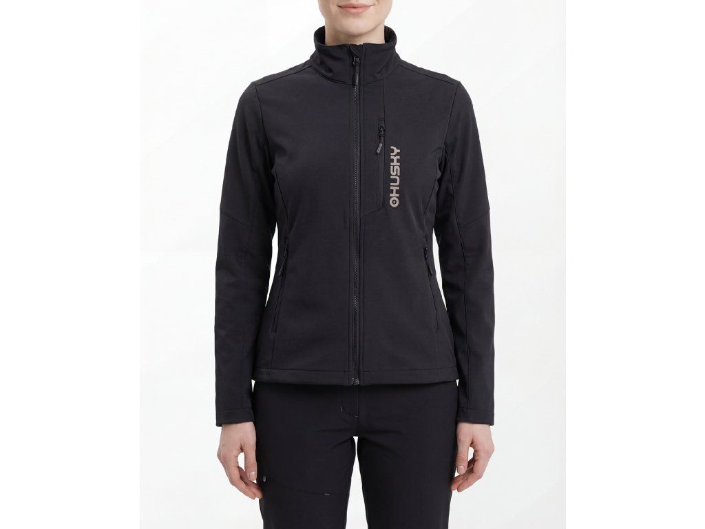 Husky Dámská softshell bunda Salfa L black Velikost: XL - Obrázek 2