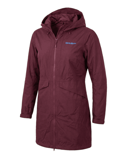 Husky Dámský hardshell kabát Nua L bordo Velikost: M