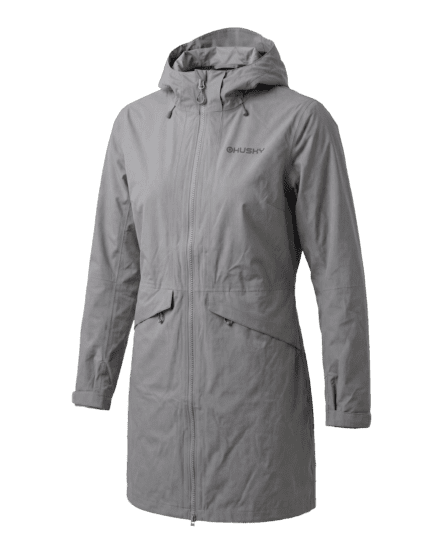 Husky Dámský hardshell kabát Nua L grey Velikost: XL