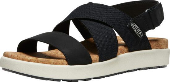 Keen ELLE CRISS CROSS WOMEN black/birch Velikost: 37