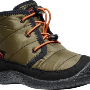 Keen HOWSER II CHUKKA WP YOUTH dark olive/gold flame Velikost: 36