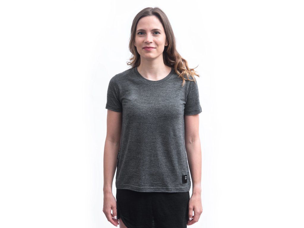 SENSOR MERINO LITE dámské triko kr.rukáv anthracite gray Velikost: L 8592837112596 - Obrázek 2