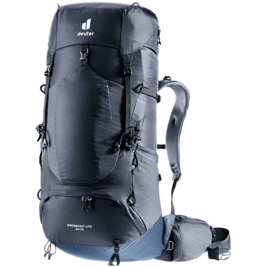 Deuter Aircontact Lite 50 + 10 black - marine Velikost: OneSize