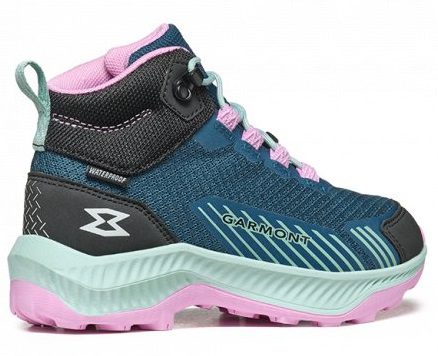 Garmont 9.81 KIDS PULSE MID WP corsair blue/lavender rose Velikost: 38 8056586234027