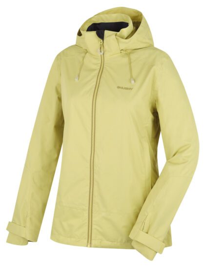 Husky Dámská hardshell bunda Nelory L light green Velikost: XS