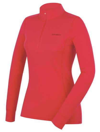 Husky Dámská merino mikina Aron Zip L pink Velikost: XXL 8592287035797