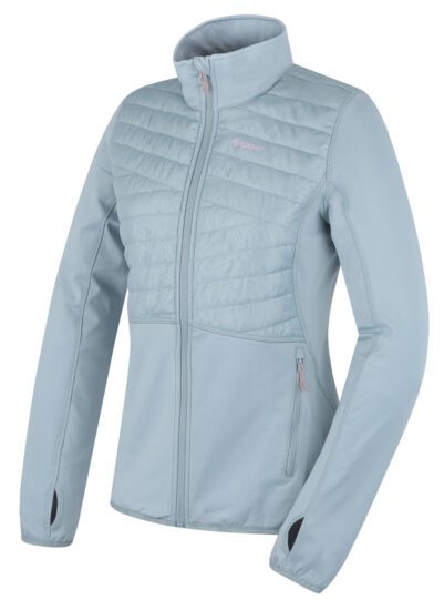 Husky Dámská mikina na zip Airy L faded mint Velikost: XS 8592287023459
