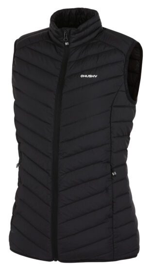 Husky Dámská péřová vesta Dresles L black Velikost: XXL