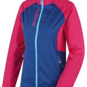 Husky Dámská softshell bunda Suli L pink/blue Velikost: L