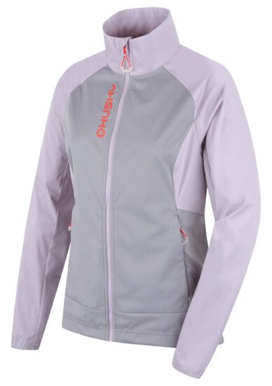 Husky Dámská softshell bunda Suli L purple/grey Velikost: XXL