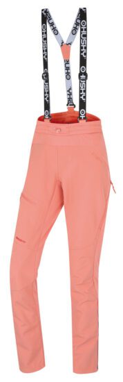 Husky Dámské outdoor kalhoty Kixees L light orange Velikost: XL