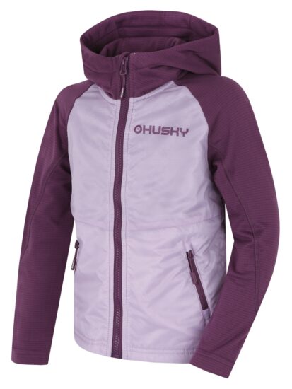 Husky Dětská mikina s kapucí Any K purple Velikost: 128
