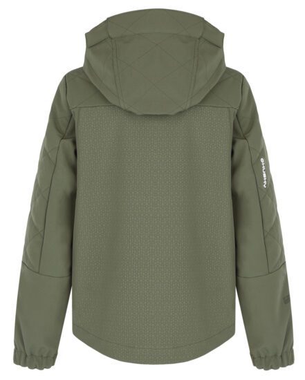 Husky Dětská softshell bunda Salex K khaki Velikost: 152 - Obrázek 2