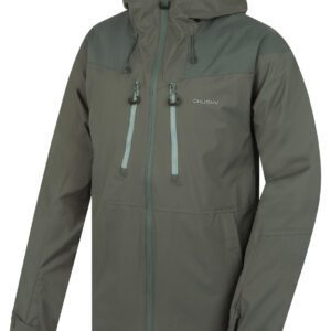 Husky Pánská hardshell bunda Nicker M faded green Velikost: S