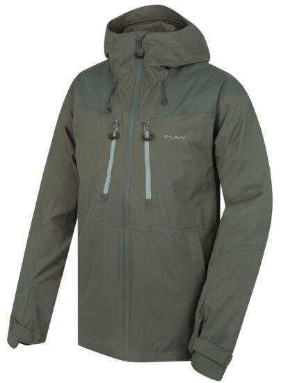 Husky Pánská hardshell bunda Nicker M faded green Velikost: S