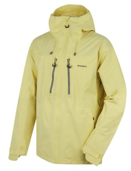 Husky Pánská hardshell bunda Nicker M light green Velikost: L
