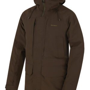 Husky Pánská hardshell bunda Nigalo M deep khaki Velikost: L 8592287159523