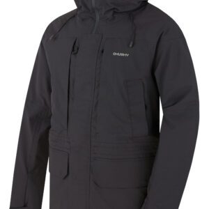 Husky Pánská hardshell bunda Nigalo M graphite Velikost: M 8592287159486