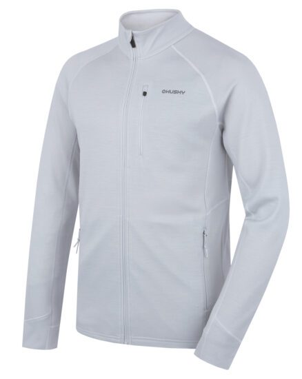 Husky Pánská mikina z merino vlny Alou M light grey Velikost: XXL
