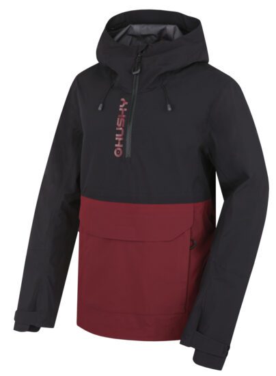 Husky Pánská outdoor bunda Nabbi M black/bordo Velikost: XXL