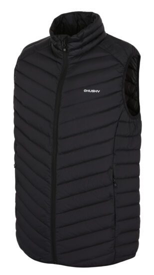 Husky Pánská péřová vesta Dresles M black Velikost: L