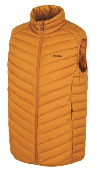 Husky Pánská péřová vesta Dresles M mustard Velikost: L