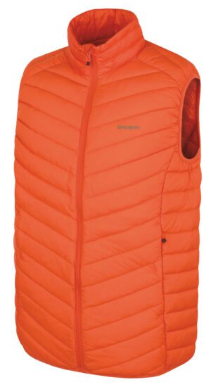 Husky Pánská péřová vesta Dresles M orange Velikost: M