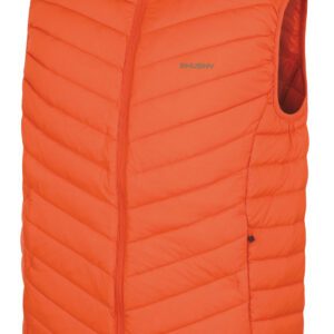 Husky Pánská péřová vesta Dresles M orange Velikost: XL