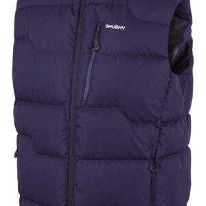Husky Pánská péřová vesta na zip Deep M dark blue Velikost: L