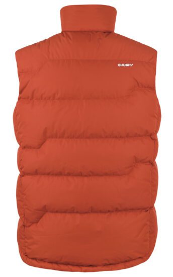Husky Pánská péřová vesta na zip Deep M dark orange Velikost: S - Obrázek 2