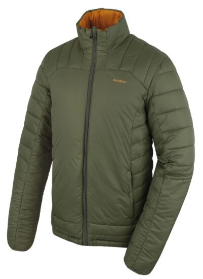 Husky Pánská plněná oboustranná bunda Nodiq M mustard/khaki Velikost: S - Obrázek 2